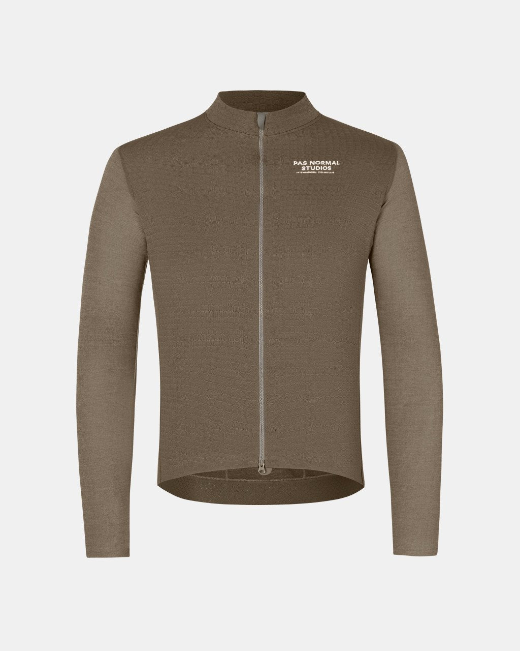 Men's Escapism Wool Long Sleeve Jersey - Dark Stone