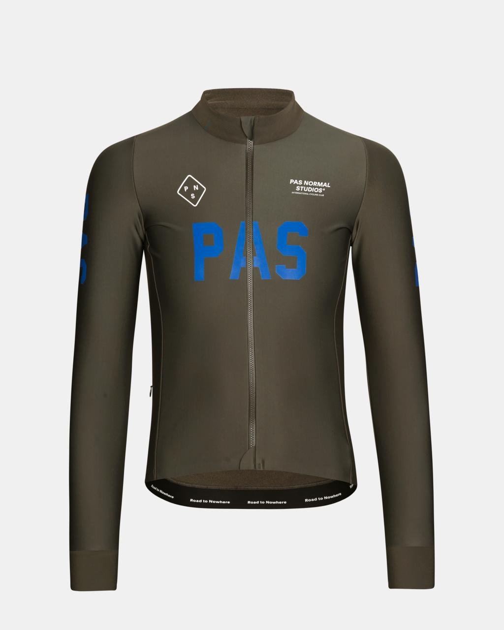 Men's PAS Mechanism Thermal Long Sleeve Jersey - Dark Olive