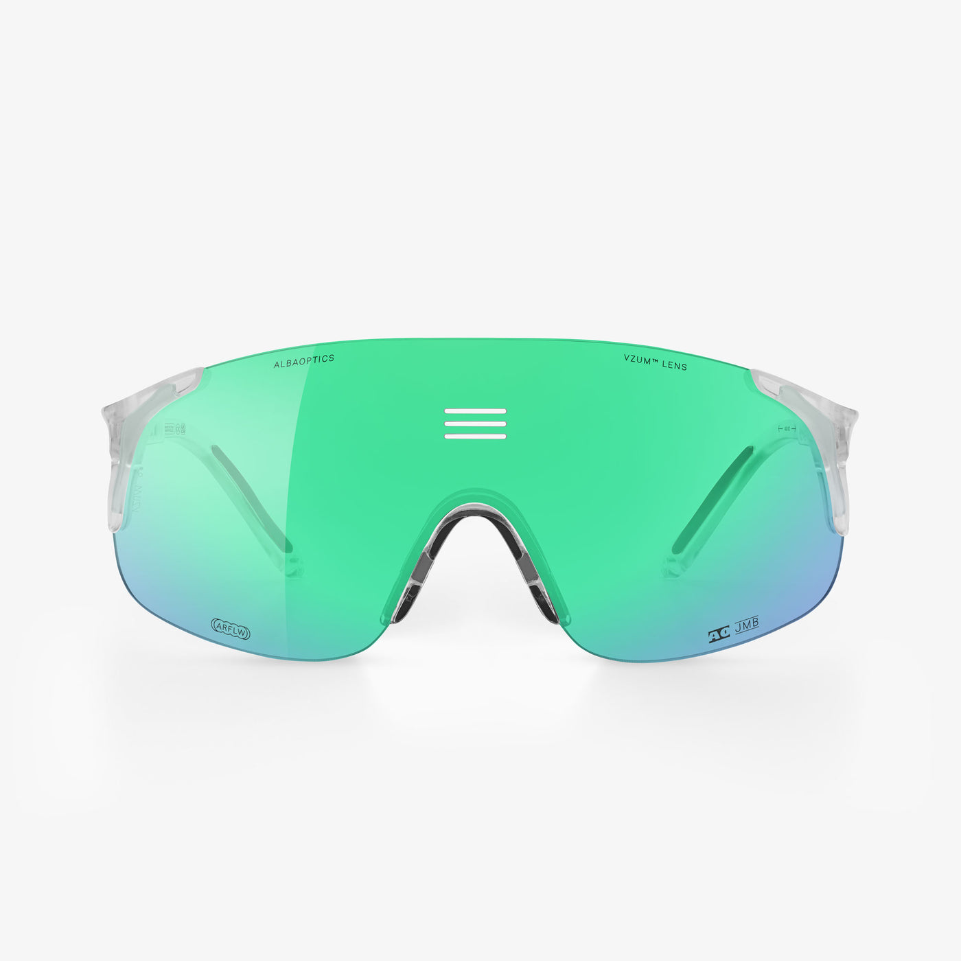 Alba Optics JUMBO CRST GLS cycling sunglasses – front view
