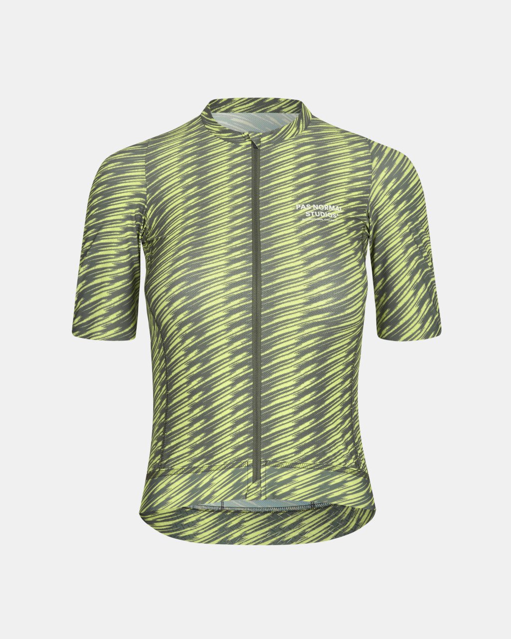 Women's Solitude Jersey - Dark Moss / Lime Green