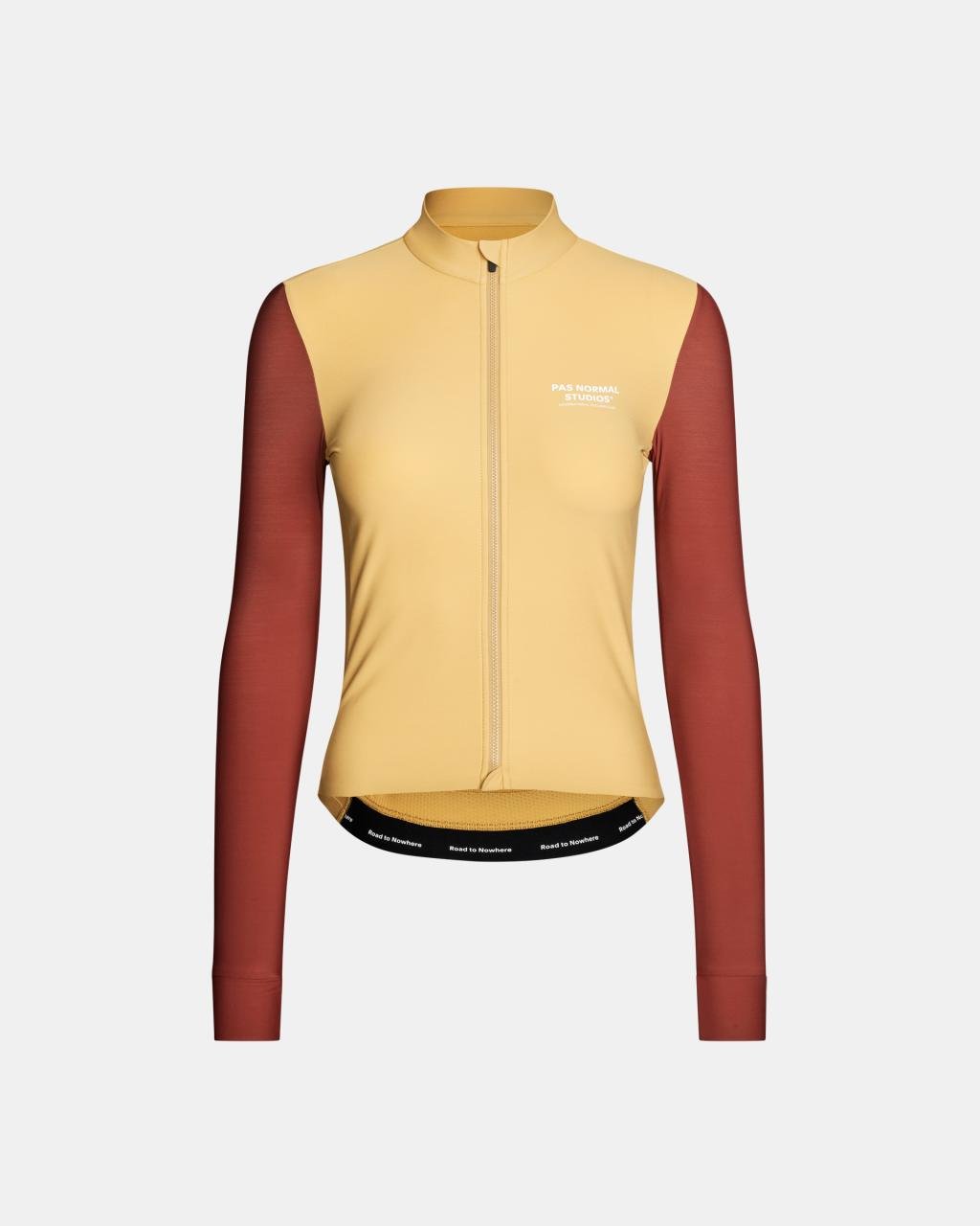 Women's Mechanism Long Sleeve Jersey - Camel / Marron