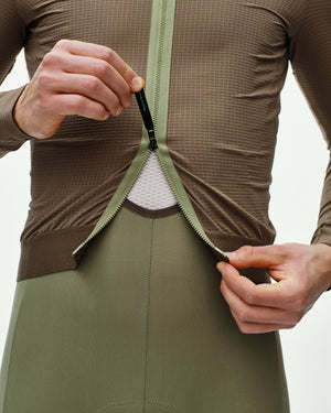 Men's Escapism Long Sleeve Jersey - Stone Brown — 6