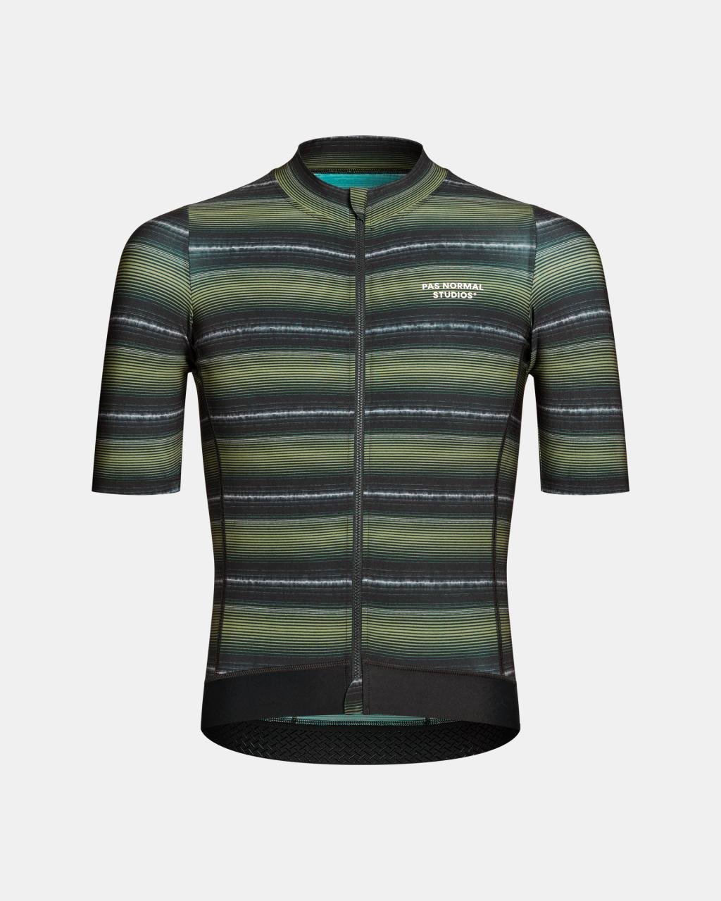 Men's Essential Jersey - Light Olive Stripe