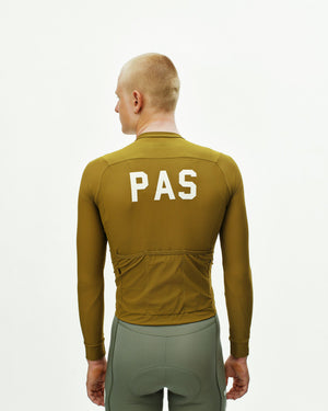 Men's PAS Mechanism Pro Long Sleeve Jersey - Khaki Green — 3
