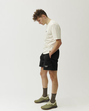 Pas Normal Studios Men's Off-Race Ripstop Shorts — Black — 4