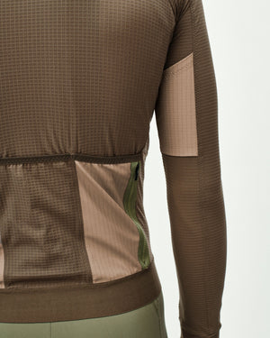 Men's Escapism Long Sleeve Jersey - Stone Brown — 5