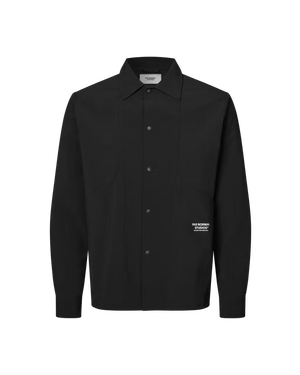 Pas Normal Studios //Off-Race Tech Overshirt Black — 1