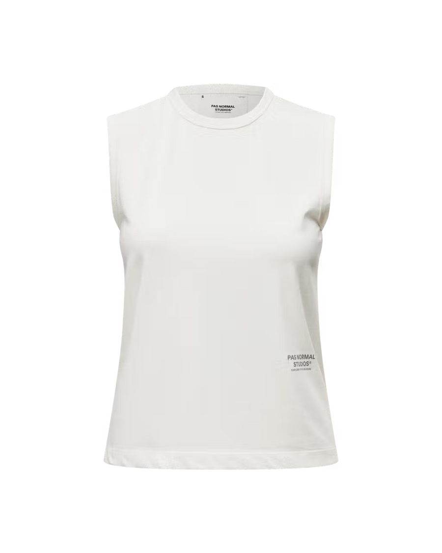 Pas Normal Studios //Women's Off-Race Cotton Tech Top Off White
