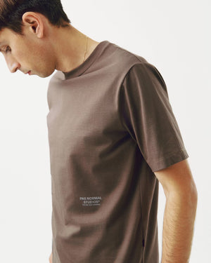Pas Normal Studios //Off-Race T-Shirt Ash Brown — 6