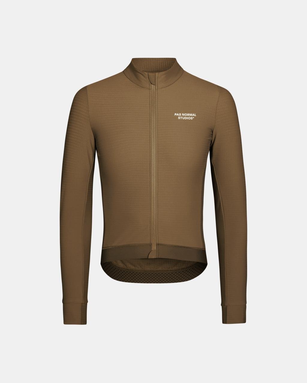 Men's Essential Long Sleeve Jersey - Ash Brown