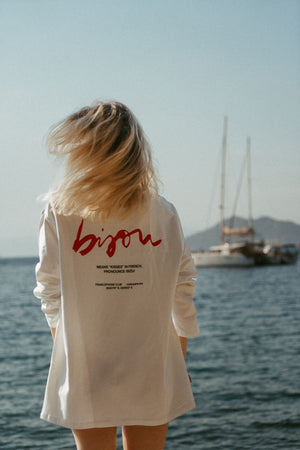 Not in Paris // Bisou Unisex Long Sleeves Tee — 3