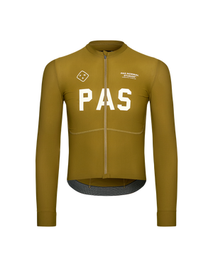Men's PAS Mechanism Pro Long Sleeve Jersey - Khaki Green — 1