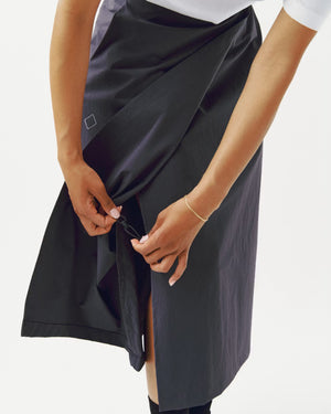 Pas Normal Studios //Women's Off-Race Tech Skirt Steel — 5
