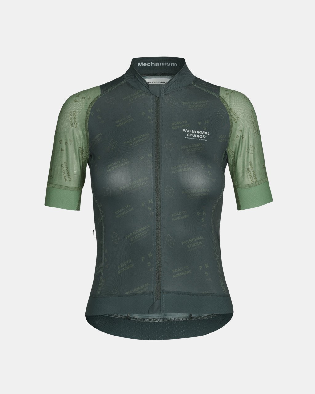 Women's Mechanism Late Drop Jersey - Dark Moss Contrast