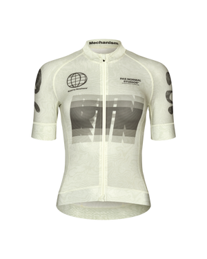 Women's Mechanism Logo Jersey - AOP RTN Off White — 1