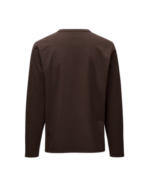 Pas Normal Studios //Off-Race Cotton Tech Long Sleeve T-Shirt Dark Purple — 2