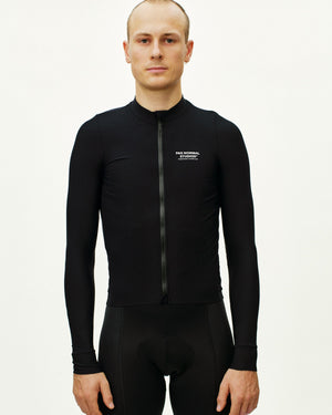 Men's Mechanism Long Sleeve Jersey - Black — 2