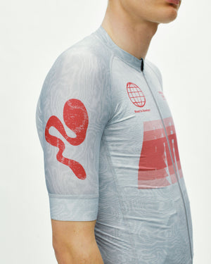 Men's Mechanism Logo Jersey - AOP RTN Light Aqua — 4