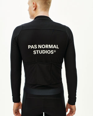 Men's Essential Long Sleeve Jersey - Black — 4