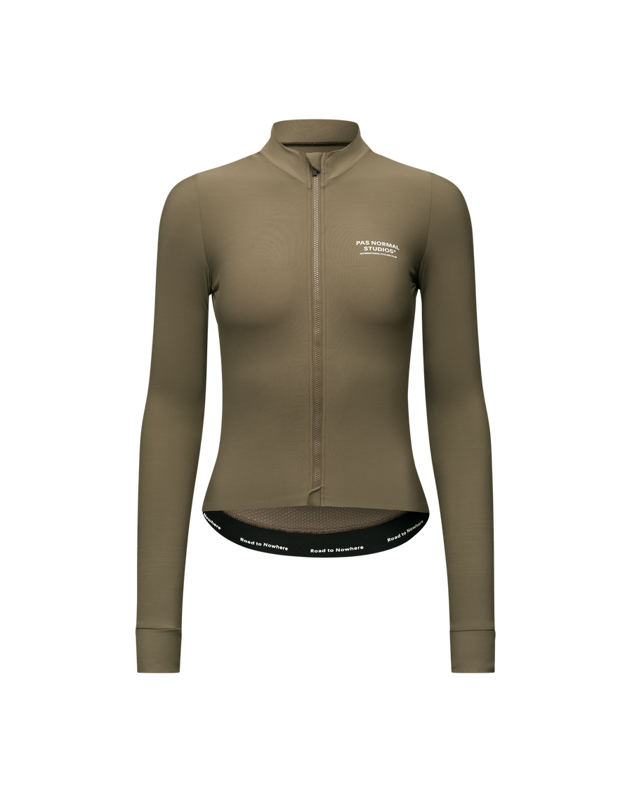 Women's Mechanism Long Sleeve Jersey - Mud