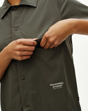 Pas Normal Studios //Off-Race Light Tech Shirt Dark Grey — 6