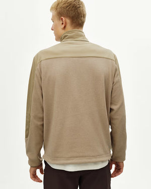 Pas Normal Studios //Off-Race Light Fleece Half-Zip Beige — 4