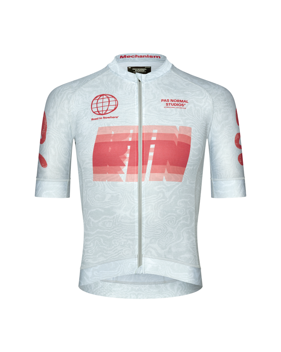 Men's Mechanism Logo Jersey - AOP RTN Light Aqua