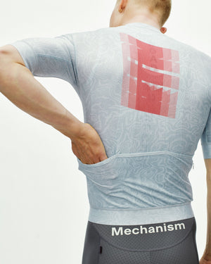 Men's Mechanism Logo Jersey - AOP RTN Light Aqua — 5