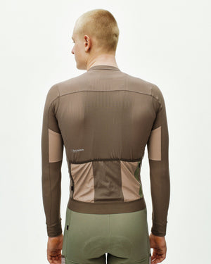 Men's Escapism Long Sleeve Jersey - Stone Brown — 3