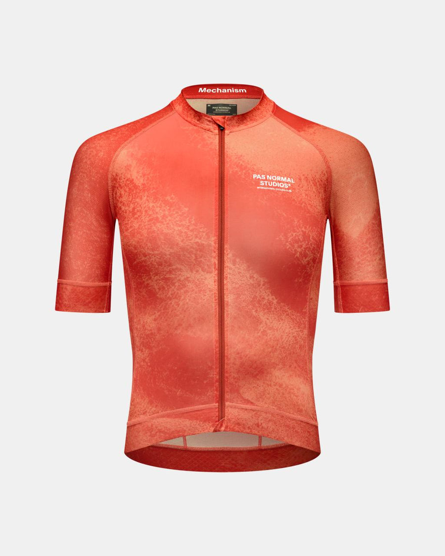 Men's Mechanism Jersey - AOP Hibiscus Orange