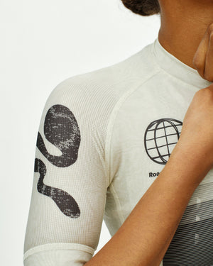 Women's Mechanism Logo Jersey - AOP RTN Off White — 4