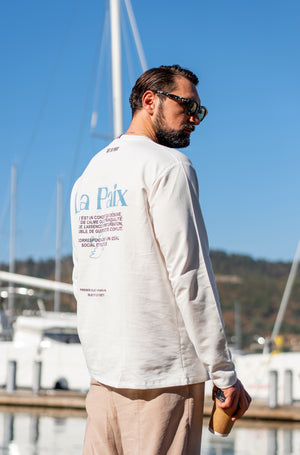 Not in Paris // La Paix Unisex Long Sleeves Tee — 5