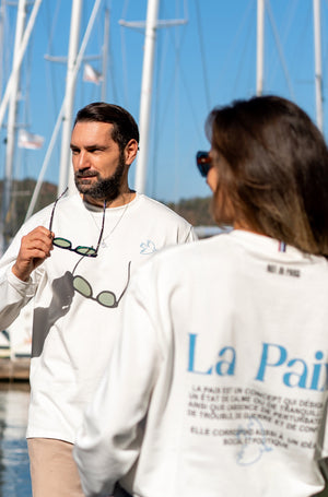 Not in Paris // La Paix Unisex Long Sleeves Tee — 6