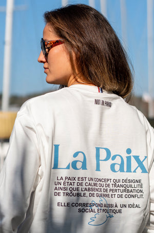 Not in Paris // La Paix Unisex Long Sleeves Tee — 2