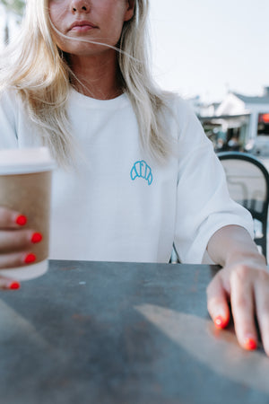 Not in Paris // Croissant Club Unisex Tee — 3