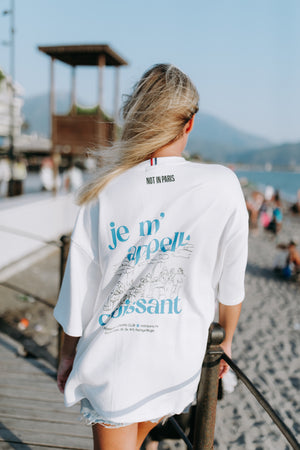 Not in Paris // Croissant Club Unisex Tee — 5