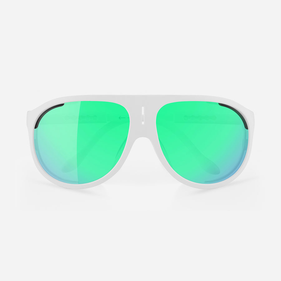 Alba Optics SOLO I WHT cycling sunglasses – front view