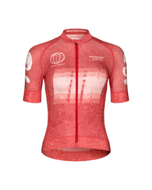 Women's Mechanism Logo Jersey - AOP RTN Classic red — 1