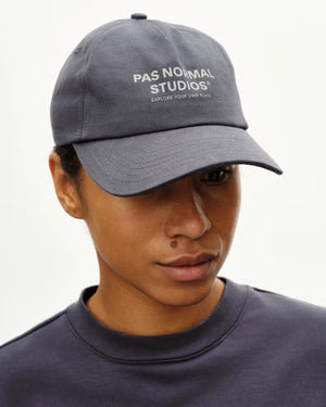 Pas Normal Studios //Off-Race Cotton Cap Dark Navy — 3