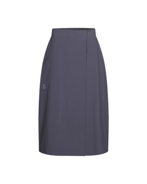 Pas Normal Studios //Women's Off-Race Tech Skirt Steel — 1