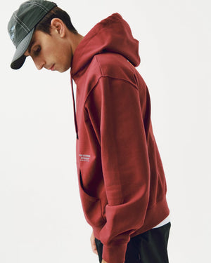 Pas Normal Studios //Off-Race Graphic Hoodie Maroon — 5