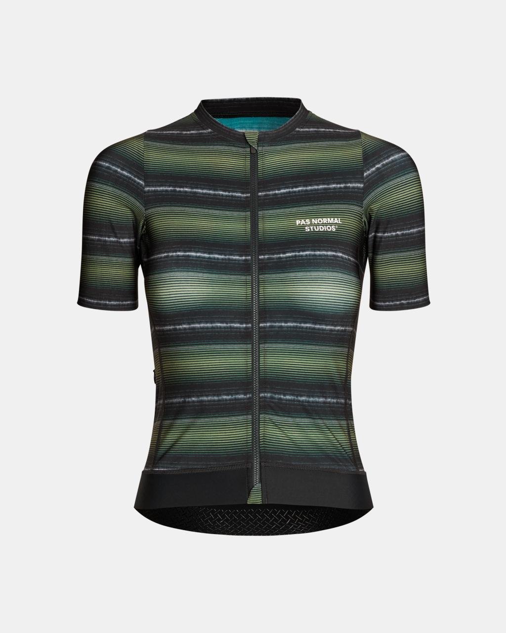 Women's Essential Jersey - Light Olive Stripe