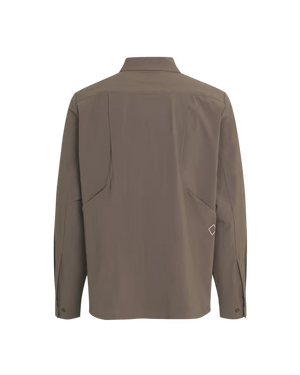 Pas Normal Studios //Off-Race Tech Overshirt Ash Brown — 2