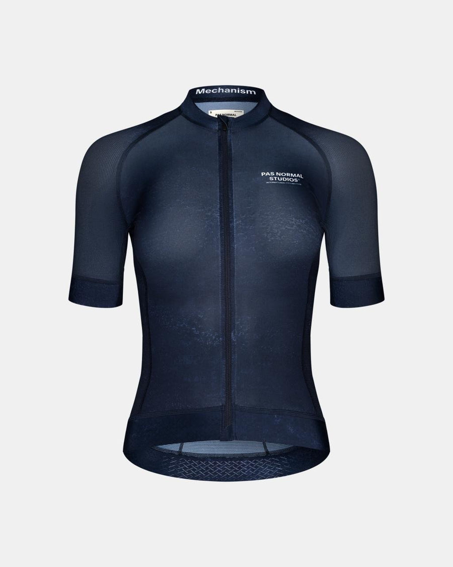 Women's Mechanism Jersey - AOP Indigo