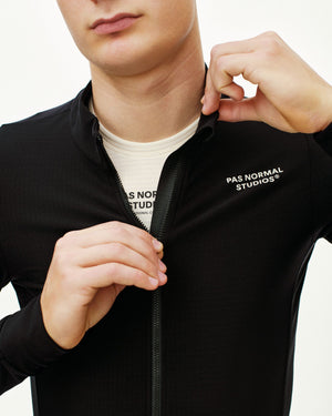 Men's Essential Long Sleeve Jersey - Black — 5