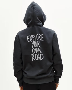 Pas Normal Studios //Off-Race Graphic Hoodie Dark Navy — 4