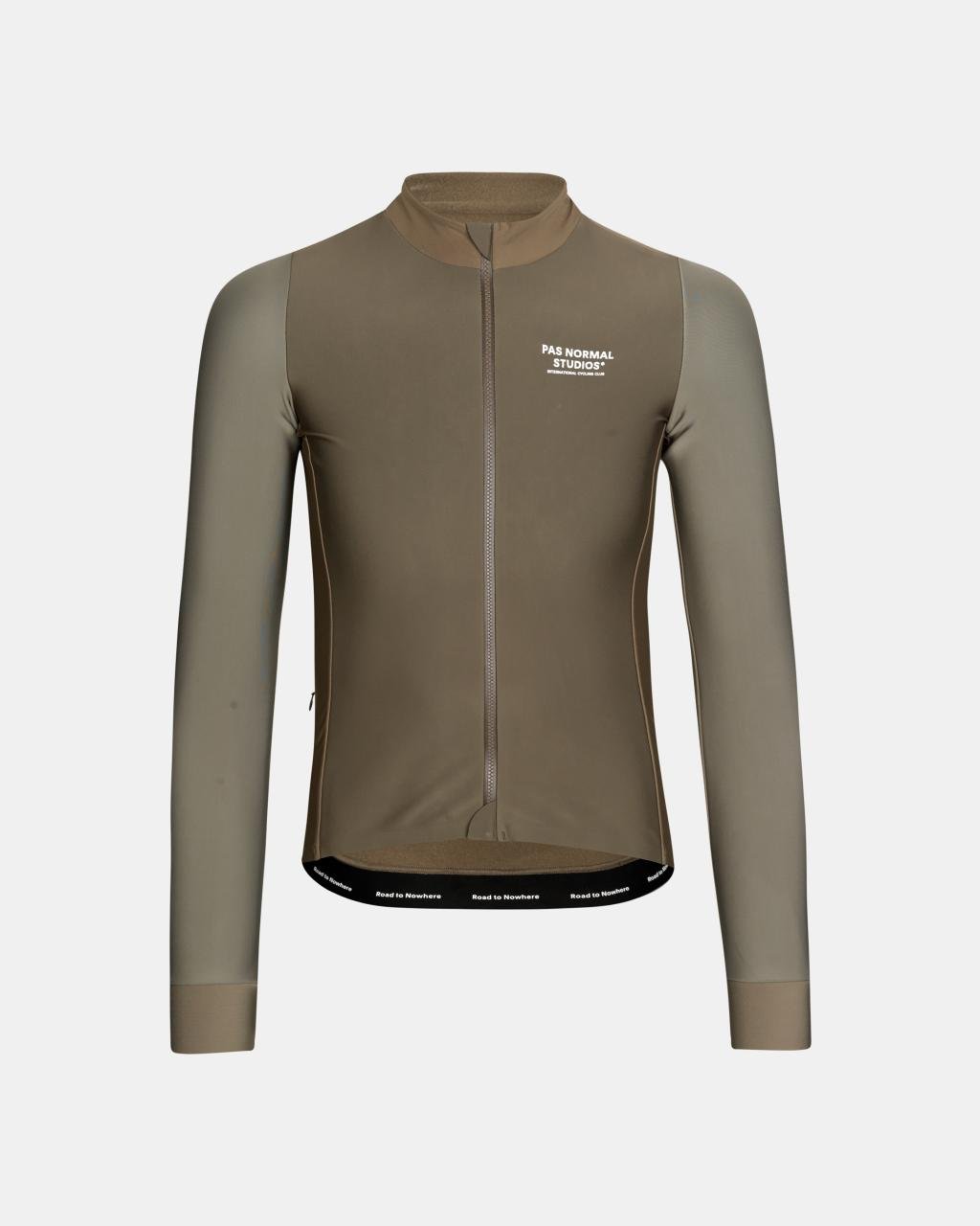 Men's Mechanism Thermal Long Sleeve Jersey - Earth / Dark Stone