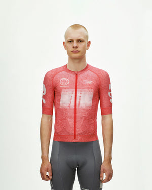 Men's Mechanism Logo Jersey - AOP RTN Classic red — 2