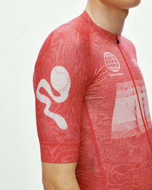 Men's Mechanism Logo Jersey - AOP RTN Classic red — 4