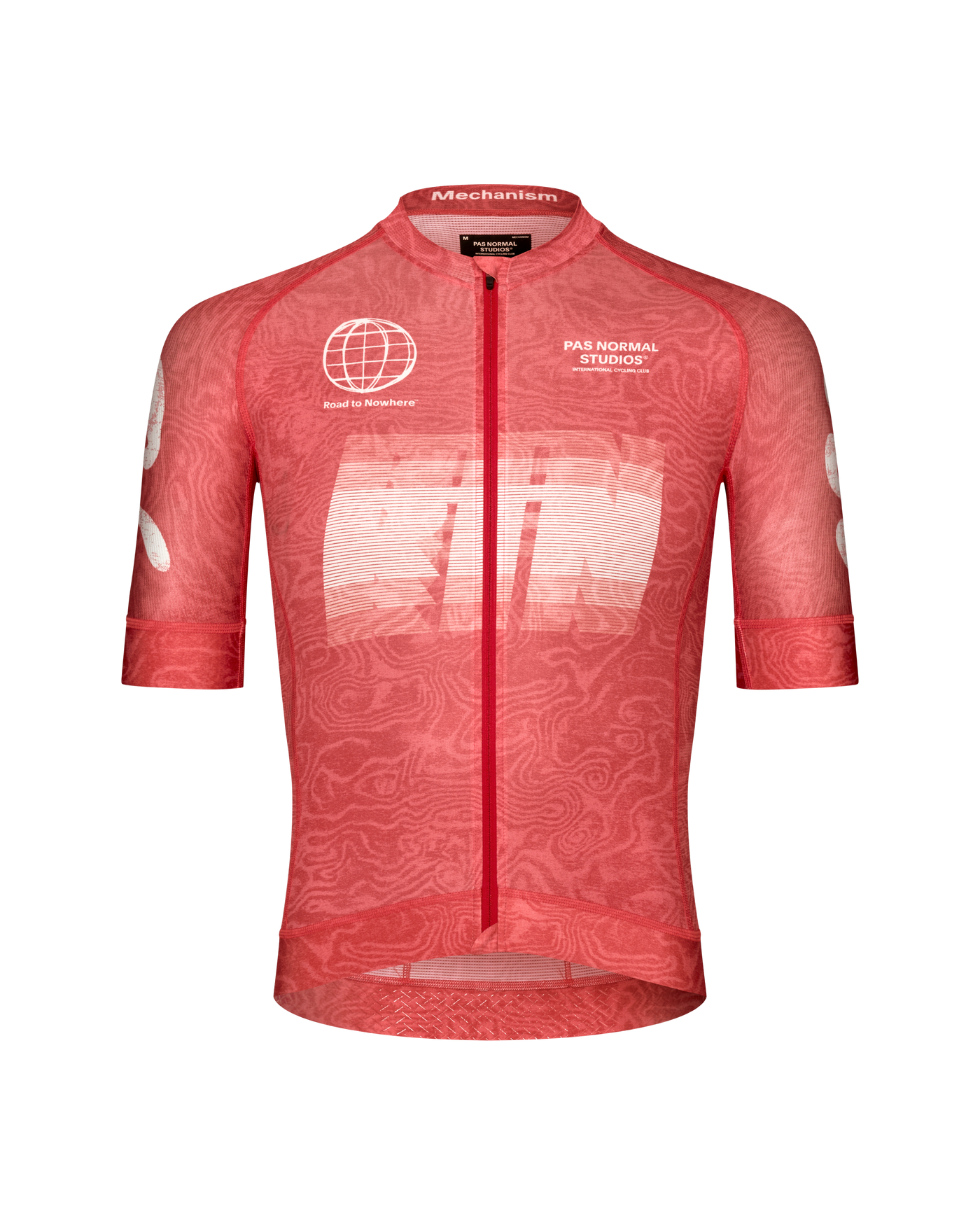 Men's Mechanism Logo Jersey - AOP RTN Classic red